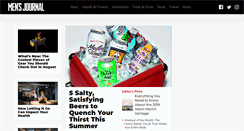 Desktop Screenshot of mensjournal.com